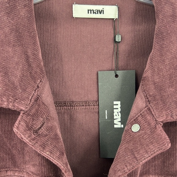 NWT’S Mavi Women's Maren Cropped mahogany corduroy Farmcore Jacket XL New - Picture 8 of 10